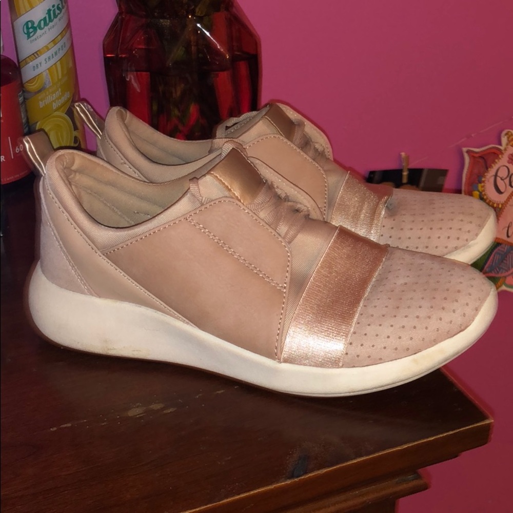 Blush Pink Tennis Shoes